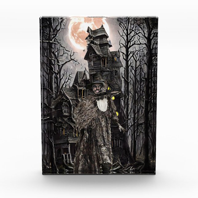 Warlock man witch haunted house fantasy dark art  photo block (Front)