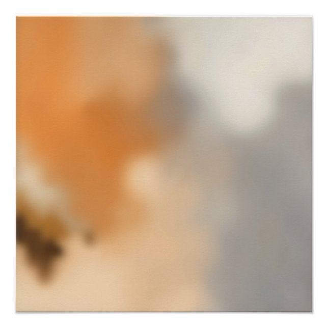 Warm Abstract Background Poster (Front)