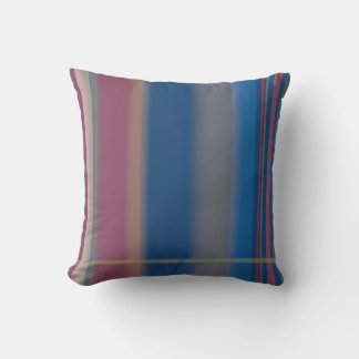 Warm and Cool Stripes Cushion