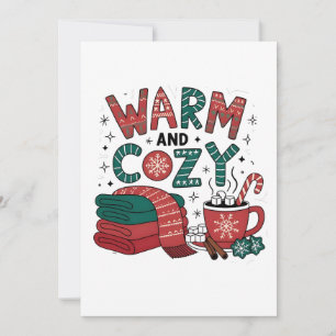 Warm And Cosy Christmas Hot Cocoa Xmas Announcement