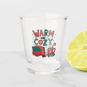 Warm And Cosy Christmas Hot Cocoa Xmas  Shot Glass