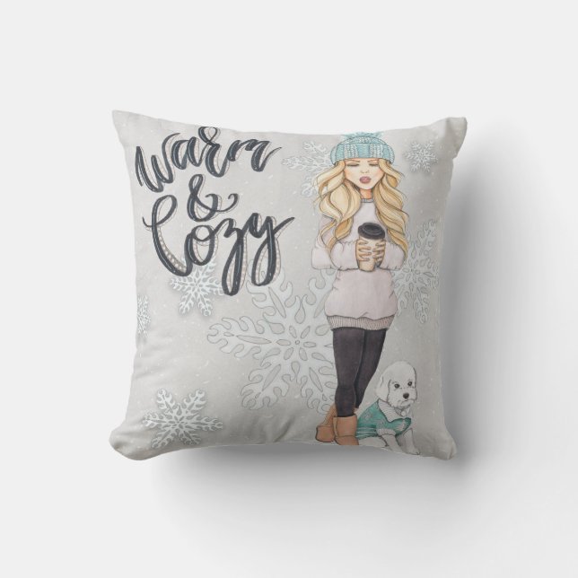 Warm and Cosy Cushion (Front)