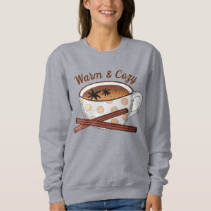 Warm and Cosy Indian Spiced Chai Tea Latte Cup Sweatshirt