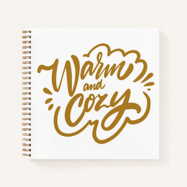 Warm and Cosy Notebook (Front)
