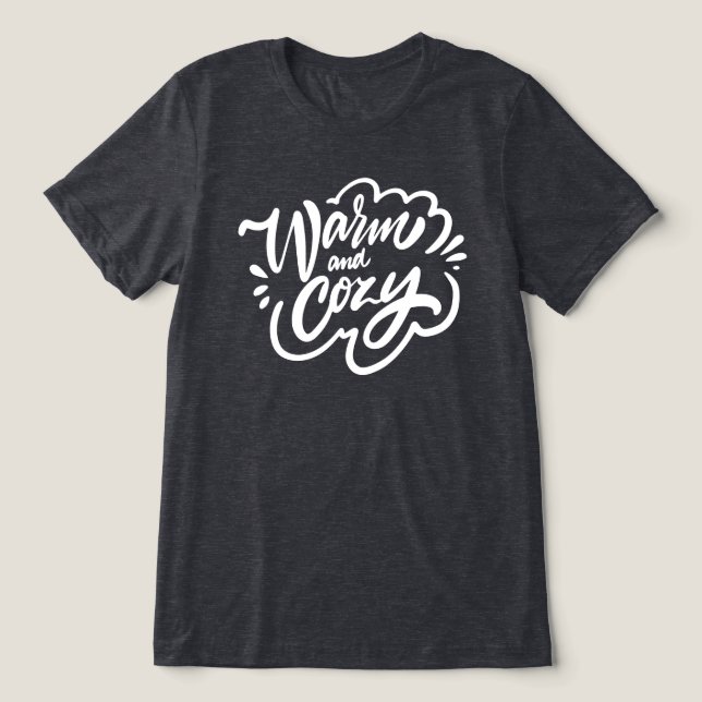 Warm and Cosy Tri-Blend Shirt (Design Front)
