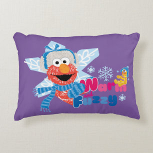 Warm and Fuzzy Elmo Decorative Cushion