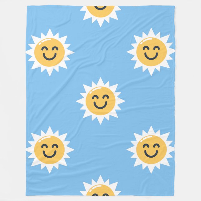 Warm And Sunny 60x80 Fleece Blanket (Front)