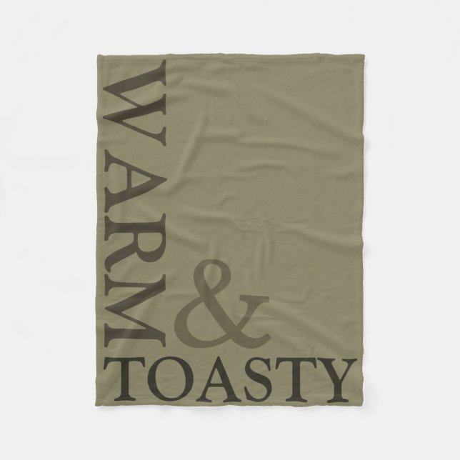 WARM AND TOASTY FLEECE BLANKET (Front)