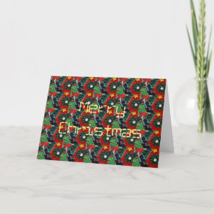 Warm and Wonderful Christmas Quilt Card