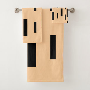 Warm Apricot Bath Towel Set