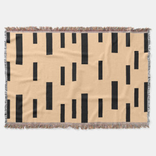Warm Apricot  Throw Blanket