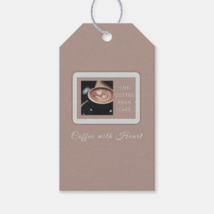 Warm Artisan Coffee Shop Business Branding Gift Tags