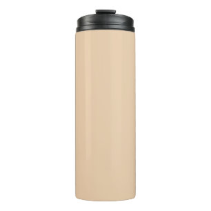 Warm Autumn Blonde Solid Colour Print, Creamy Beig Thermal Tumbler