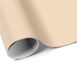 Warm Autumn Blonde Solid Colour Print, Creamy Beig Wrapping Paper<br><div class="desc">Nurture yourself with this warm,  creamy autumn blonde shade in a solid colour print.</div>