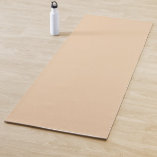 Warm Autumn Blonde Solid Colour Print, Creamy Beig Yoga Mat