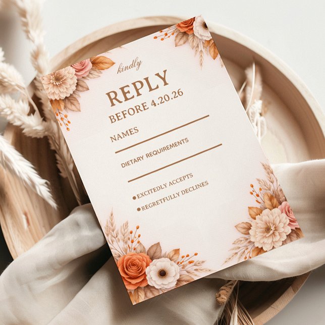 Warm Autumn Floral Response (Creator Uploaded)