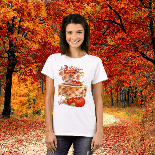 Warm Autumn Harvest Table Still Life Women's T-Shirt
