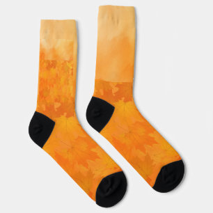 Warm Autumn Leaves Socks