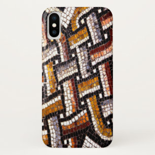 Warm Autumn Toned Roman Tile Mosaic iPhone X Case