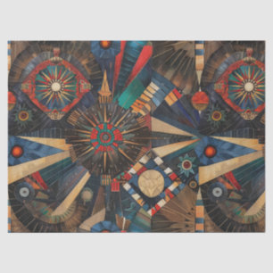 Warm Beige "Ancient Indigenous Chronicles" Tissue Paper