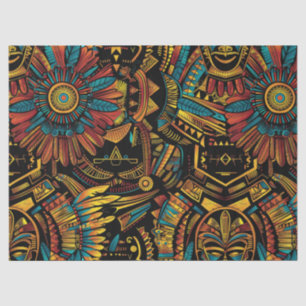 Warm Beige "Aztec Dream" Decorative Tissue Paper