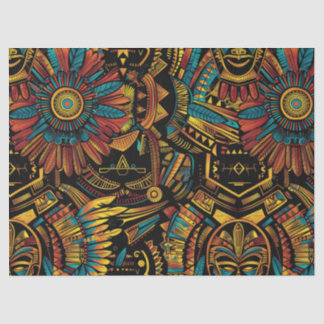 Warm Beige "Aztec Dream" Decorative Tissue Paper
