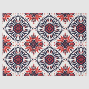 Warm Beige "Cosmic Interlock" Artful Gift Tissue Paper