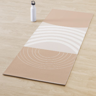 Warm Beige Sun Arch Balance #2 Yoga Mat
