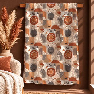 Warm Boho Rainbows Brown Copper Blanket Gift Style