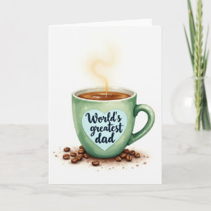 Warm Brew Fathers Day Card