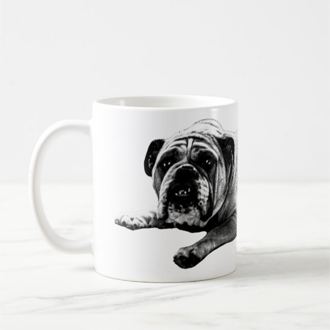 Warm Bulldog Morning Coffee Mug (Left)