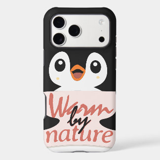 Warm by nature: Adorable Penguin with Playful Text
