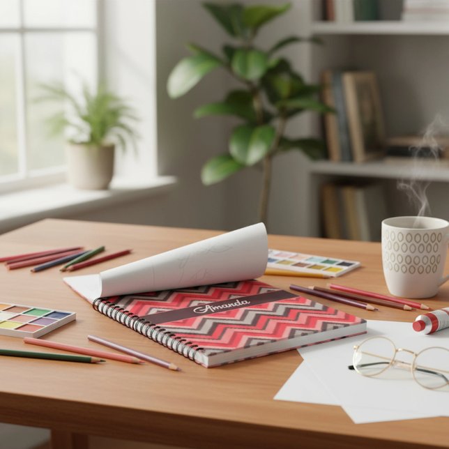 Warm Chevron Notebook (Creator Uploaded)