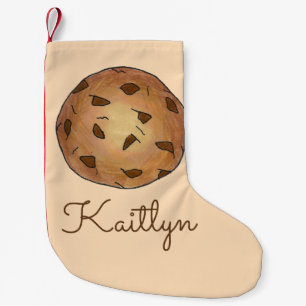 Warm Chocolate Chip Cookies Snack Food Foodie Small Christmas Stocking