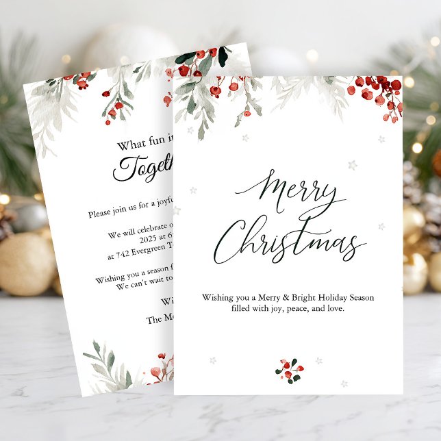 Warm Christmas Party Invitation (Creator Uploaded)