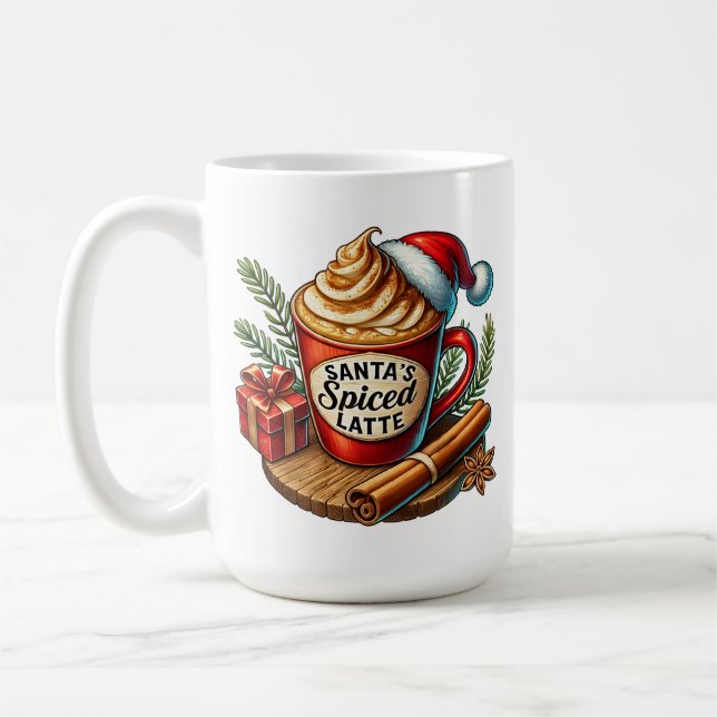 Warm Coffee Vibes Sublimation Design Coffee Mug (Left)