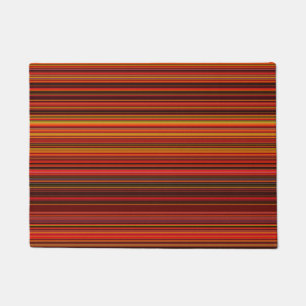 Warm Colour - Trendy Style - Stripe Pattern Doormat