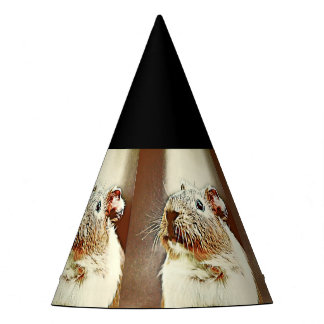warm coloured animal guinea pig party hat