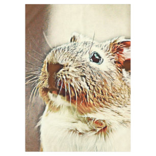 warm coloured animal guinea pig tablecloth