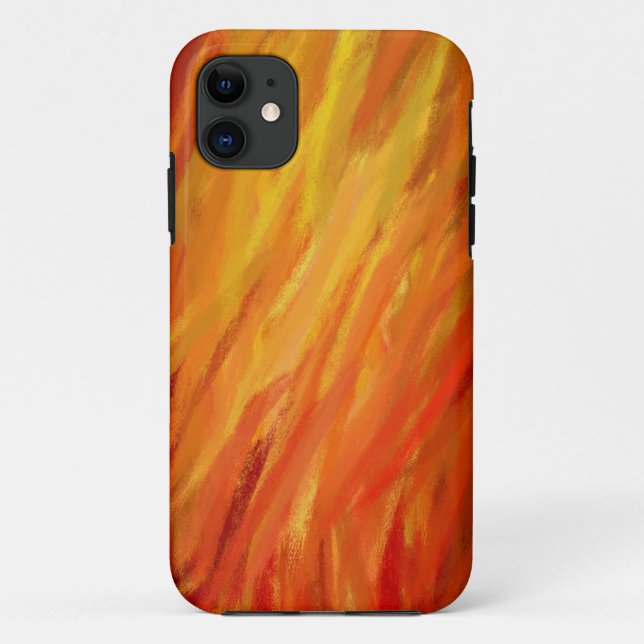 Warm Colours Abstract Art Painting 6 Case-Mate iPhone Case (Back)