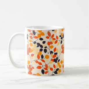 Warm Colours Autumn Leaves Coffee Mug