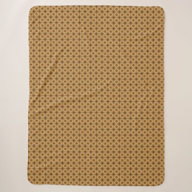 Warm colours cosy Sherpa Blanket (Front)