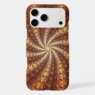 Warm Colours, Trippy Modern Fractal Art Pattern