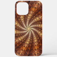Warm Colours, Trippy Modern Fractal Art Pattern