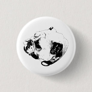 Warm Confident Look 3 Cm Round Badge