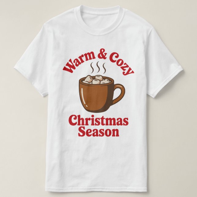 Warm & Cosy Christmas Tee (Design Front)