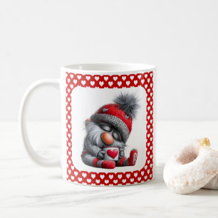 "Warm & Cozy" Sleepy Gnome   Winter Cocoa  Coffee Mug