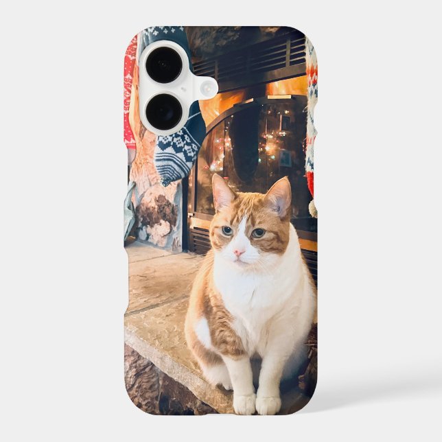 Warm & Cozy Tabby Cat Phone Case (Back)