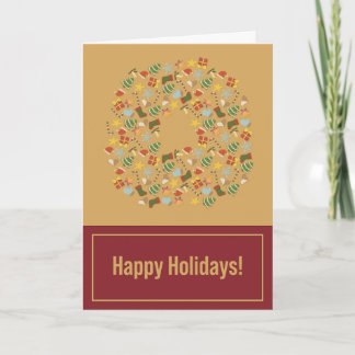 Warm & Cozy Traditional Christmas Card