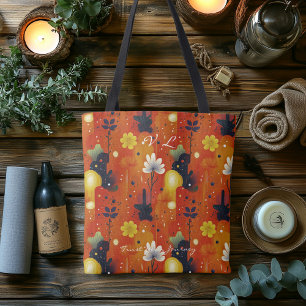 Warm Desert Bloom Wellness Tote Bag